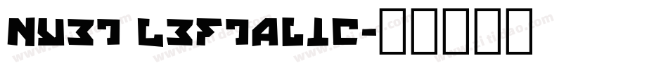 Nyet Leftalic字体转换